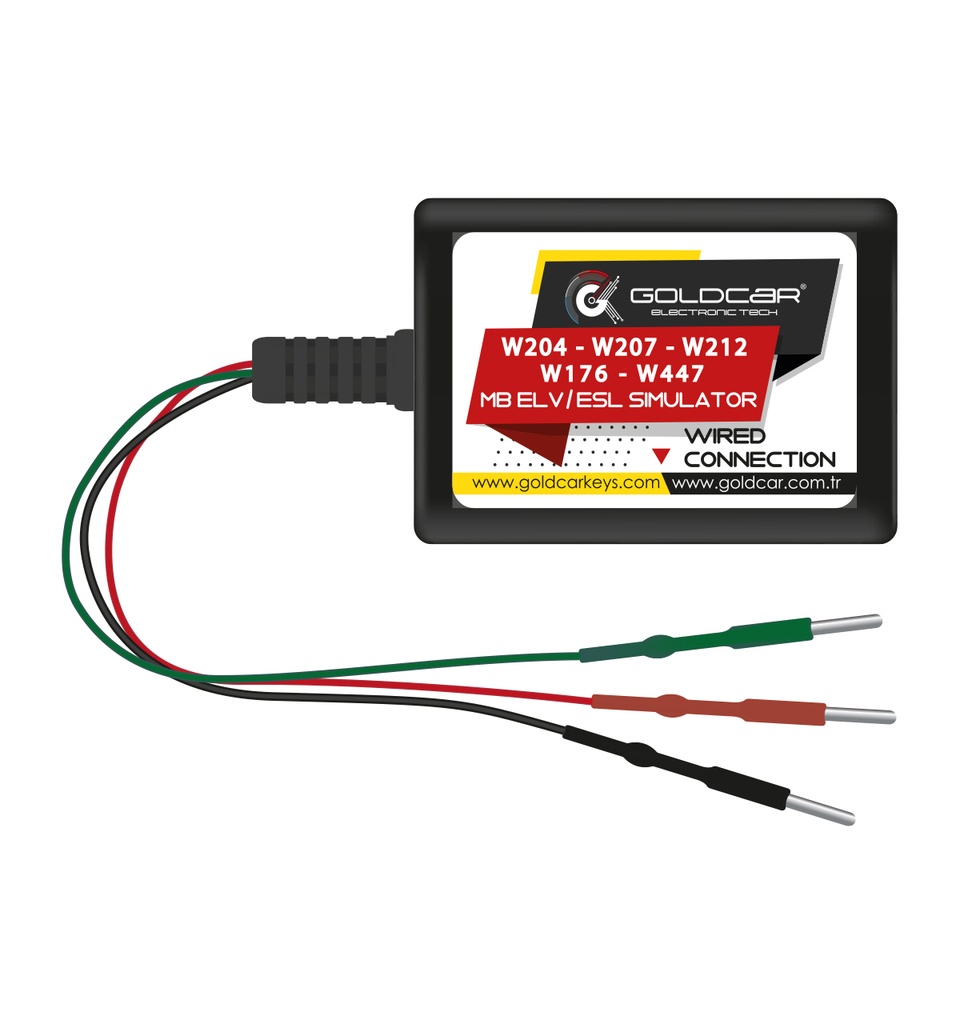 EMULATEUR ESL ET ELV AVEC CABLE POUR MERCEDES W204, W207, W212, W176, W447 COMPATIBLE AVEC VVDI, AUTEL, MBE ET AVDI