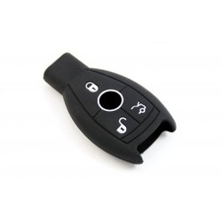 ETUI EN SILICONE POUR TELECOMMANDES KEYLESS 3 BOUTONS MERCEDES - NOIR