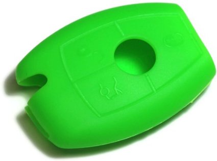 ETUI EN SILICONE POUR TELECOMMANDES KEYLESS 3 BOUTONS MERCEDES - VERT
