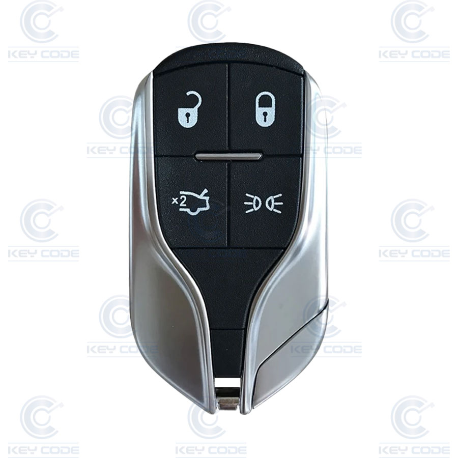 [MS100TE01-AF] MANDO KEYLESS 4 BOTONES DE MASERATI GHIBLI Y QUATTROPORTE (70019938, 5923336, 5923336AG, 5923336)  PCF7953 ID46 HITAG2 433 Mhz
