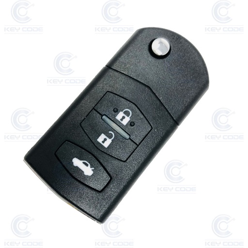 [MZ102TE02-AF] MANDO PLEGABLE 3 BOTONES MAZDA 2 (DH58675RYC) 4D60 433 Mhz FSK