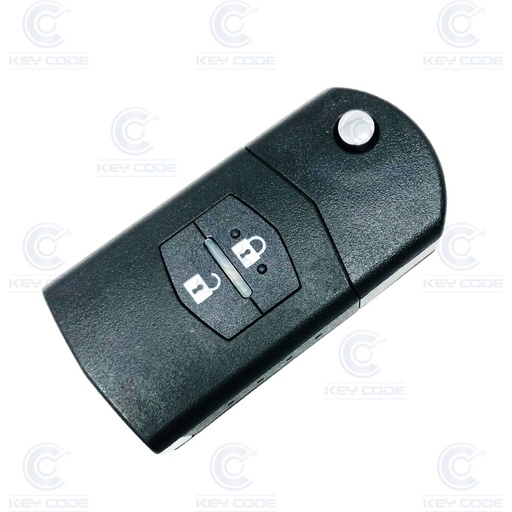 [MZ103TE01-AF] TELECOMMANDE PLIABLE 2 BOUTONS MAZDA 3 ET MAZDA 6 ID63 433 Mhz FSK