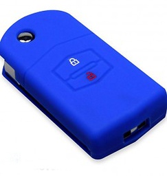 [MZFS2B-A] FUNDA DE SILICONA PARA MANDOS MAZDA DE 2 BOTONES - AZUL