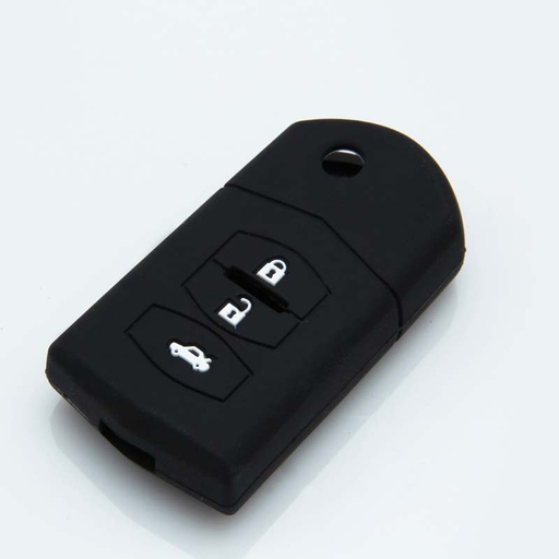 [MZFS3B-N] ETUI EN SILICONE POUR TELECOMMANDES MAZDA AVEC 3 BOUTONS - NOIR