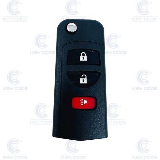 [NICS3B-V] CARCAÇA DE CONTROLE REMOTO NISSAN CONVERTÍVEL PARA PLEGÁVEL 3 BOTÕES