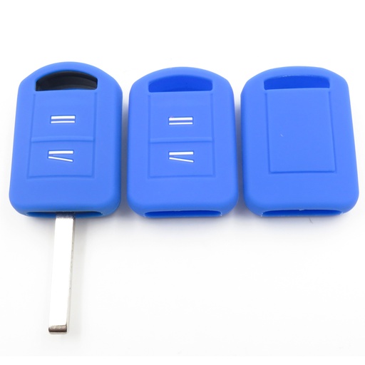 [OFPS2BC-C] FUNDA DE SILICONA PARA MANDOS DE CORSA C DE 2 BOTONES - CELESTE 