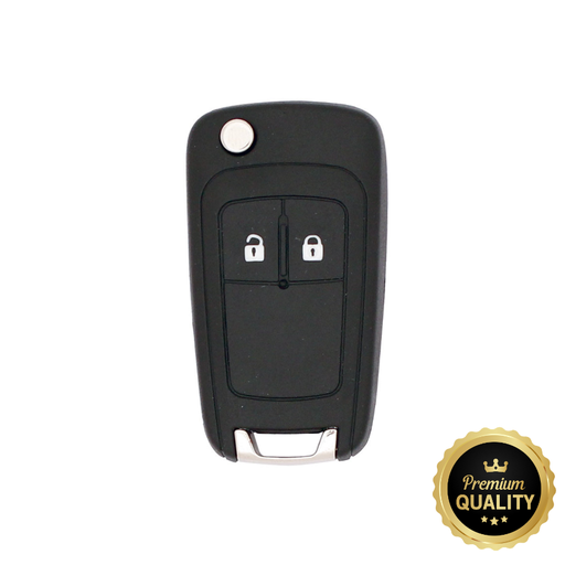 [OP100CS2B-J-P] OPEL INSIGNIA, ASTRA J 2 BUTTON FLIP REMOTE CASE HU100 - PREMIUM QUALITY