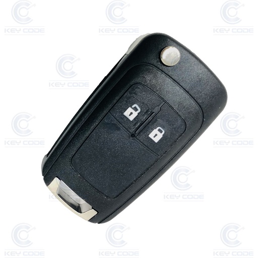 [OP100TE07-OE] MANDO MERIVA (2014-2017) PLEGABLE 2 BOTONES SIN ESPADIN (13432393, 13432394, 13632879) PCF7941 ORIGINAL Valeo 433 Mhz