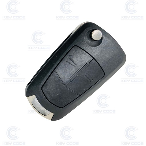 [OP101TE02-AF-P] CONTROLE REMOTO ASTRA H/ZAFIRA B DOBRÁVEL 2 BOTÕES PERFIL Z HU100 VALEO (04-10) (9001124, 93178494) PCF7941 ID46 433MHZ - QUALIDADE PREMIUM -