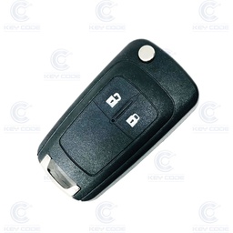 [OP101TE04V-OEM] ASTRA J/INSIGNIA FLIP 2 BUTTONS REMOTE (09-11) (PROFILE Z VALEO) HITAG PRO ID46 433 Mhz 13524255 WITHOUT KEY BLADE - FACTORY ORIGINAL