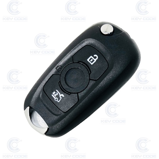 [OP101TE09-AF] OPEL ASTRA K 3 BUTTON FLIP REMOTE KEY (15-17) PCF7937E HITAG PRO ID46 433 Mhz ASK PLAIN BLACK