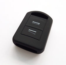 [OPFS2BC-N] SILICONE CASE FOR 2 BUTTON OPEL CORSA C REMOTES - BLACK