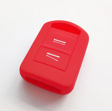 [OPFS2BC-R] FUNDA DE SILICONA PARA MANDOS DE CORSA C DE 2 BOTONES - ROJO 