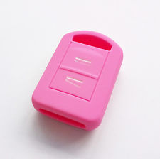 [OPFS2BC-RO] CAPA DE SILICONE PARA MANDOS DE CORSA C DE 2 BOTÕES - ROSA