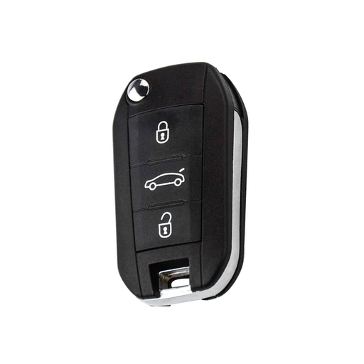 [PE83CS3B-M] 3-BUTTON FOLDABLE REMOTE CASE FOR PSA 508, 208 HU83 (BOOT BUTTON)