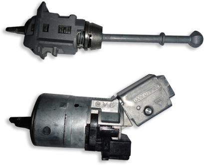 [PE83JC02-OE] KIT DE SERRURES PSA 308/207/408 (DEMARREUR + PORTES + 2 LAMES HU83) - ORIGINALE - 