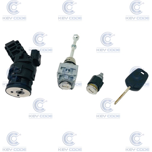 [PE83JC07-OE] PSA 508 LOCK SET (IGNITION + DOOR + GAS CAP + KEY) - ORIGINAL -