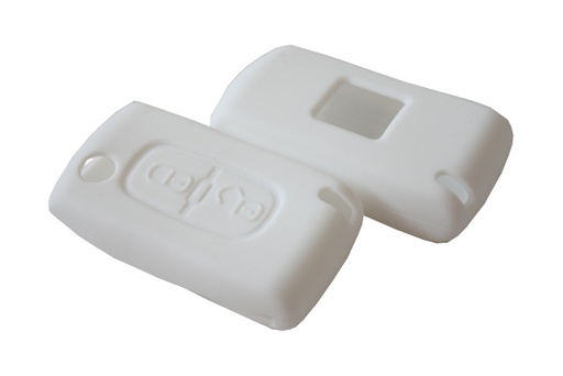 [PSA2FS-B] FUNDA DE SILICONA PARA MANDOS PLEGABLES DE 2 BOTONES DE PSA - BLANCO 
