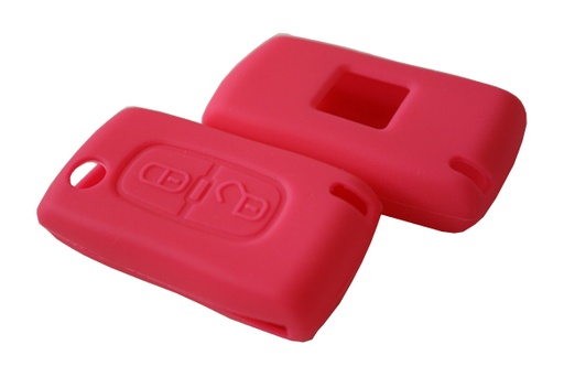 [PSA2FS-RO] FUNDA DE SILICONA PARA MANDOS PLEGABLES DE 2 BOTONES DE PSA - ROSA 