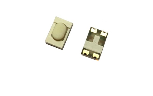 [PULS13] WHITE MICRO SWITCH WITH 4 SOLDER POINTS (10 UNITS) 5x3x2.5 mm