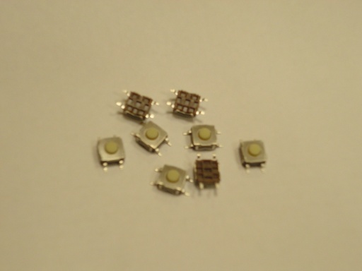 [PULS15] PULSADOR CUADRADO DE 4 PATILLAS 6 x 6 x 3,1 mm (10 UNIDADES)  