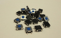 [PULS18] BLUE 6,31x6,26x2,88 mm 4 PIN SWITCH FOR REMOTES  (10 pieces)