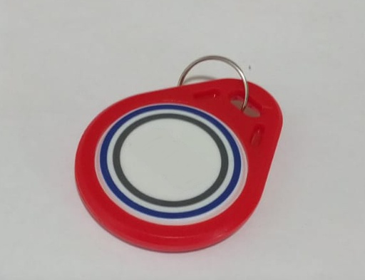 [RFIDKEYMF-PLUS] BADGES 13.56 KHZ ROUGE  (NON REINSCRIPTIBLES) 