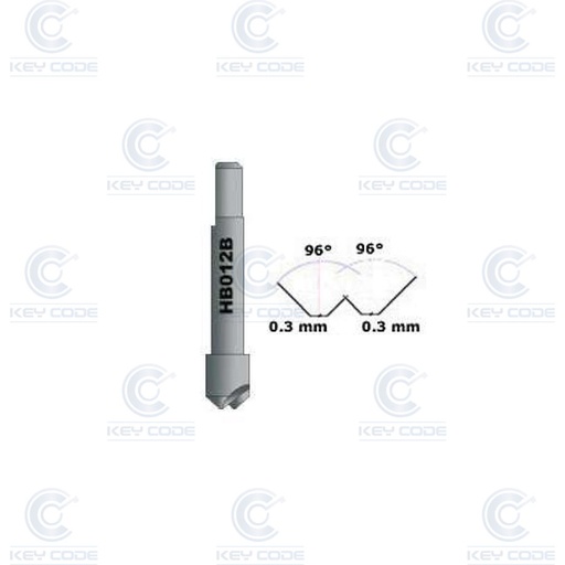 [RIC01779B] FRAISE KEYLINE HSS-HB012B-D6-96°-P.2-2,8 RIC01779B