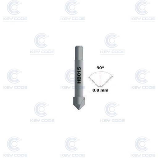 [RIC01781B] FRESA KEYLINE HSS HB015 D8 90° P.0,8 RIC01781B