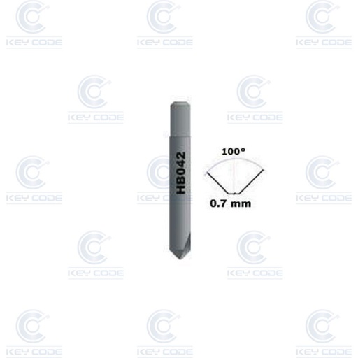 [RIC01789B] FRAISE KEYLINE HB042 D6 100° P.0,7 RIC01789B