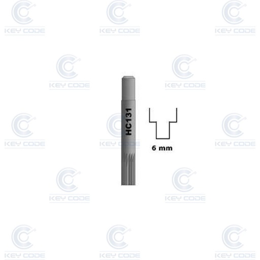 [RIC01818B] FRAISE KEYLINE HSS  HC131 12 CUTS D.6MM RIC01818B