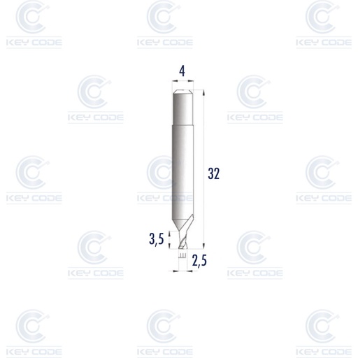 [RIC05048B] KYELINE V003 RIC05048B KEY CUTTER FOR NINJA TOTAL, NINJA VORTEX & VERSA
