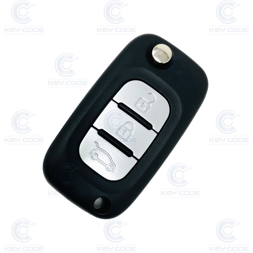 [RN102TE05-AF] MANDO RNLT CLIO III, MODUS, FLUENCE PLEGABLE 3 BOTONES VA2 (7701210034) PCF7961 433 mhz ASK