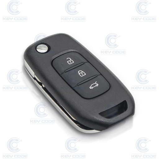 [RN6CS3B] CARCASA MANDO PLEGABLE RENAULT 3 BOTONES VA6 