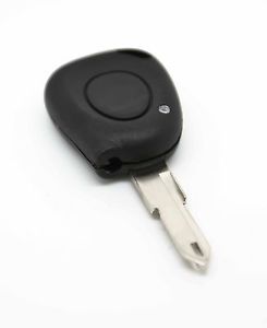 [RN72CS1B-IR] CARCAÇA DE CONTROLE REMOTO INFRAVERMELHO CLIO/KANGOO 1 BOTÃO DE BORRACHA - BATERIA NO CIRCUITO