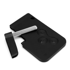 [RNCS3B-TJM-C] CARD CASE RNLT MEGANE II 3 BUTTONS WITH BLADE (CLIP CLOSURE)