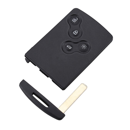 [RNCS4B-TJM-C] COQUE CARTE RNLT MEGANE III 4 BOUTONS AVEC EBAUCHE (CLIPSABLE)