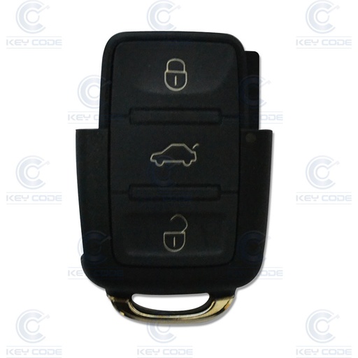 [SE100TE01-OE] TELECOMMANDE POUR IBIZA, ALTEA, TOLEDO, OCTAVIA, GOLF, POLO 3 BOUTONS (1K0959753N) (08+) 433 Mhz - ORIGINALE