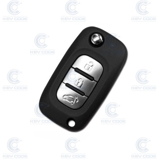 [SM102TE02-OE] TELECOMMANDE PLIABLE AVEC 3 BOUTONS POUR SMART FORFOUR CWTWB1G767, A4537600401 (PCF7961) - ORIGINALE SANS EBAUCHE