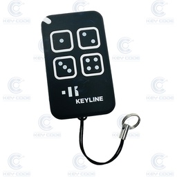 [TADA-4N] SELF CLONABLE REMOTE WITH 4 BUTTONS TADA 4 KEYLINE 433 MHZ - BLACK