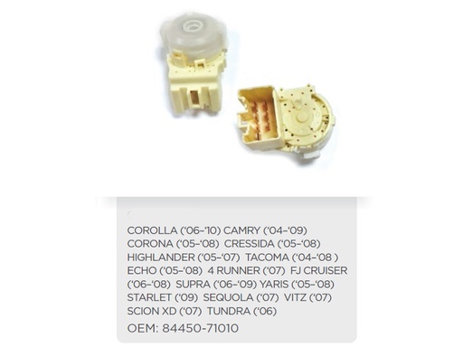 [TO100CT01-AF] CONTACTO DE ARRANQUE COROLLA ('06-'10) - CAMRY ('04-'09) -CORONA ('05-'08) - CRESSIDA ('05-'08) -HIGHLANDER ('05-'07) - TACOMA ('04-'08) - ECHO ('05 -'08) - 4 RUNNER ('07) - CRUISER ('06-'08) - SUPRA ('06-'09) - YARIS ('05-'08) - STARLET ('09) - SEQUOLA ('07) - VITZ ('07) - SCION XD ('07) - TUNDRA ('06)