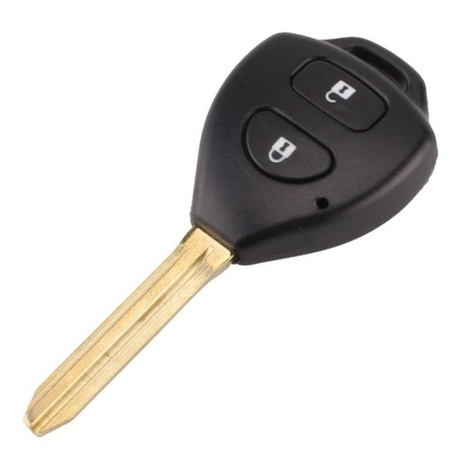 [TO43CS2B-C] COQUE TELECOMMANDE TOYOTA COROLLA FIXE 2 BOUTONS TOY43