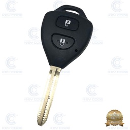 [TO43CS2B-C-P] CARCASA MANDO FIJO 2 BOTONES TOYOTA COROLLA (TOY43/TOYO-15) - CALIDAD PREMIUM