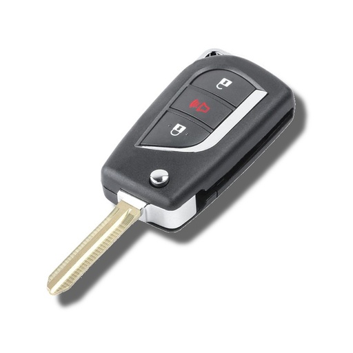 [TO43CS3B-PL] COQUE TELECOMMANDE PLIABLE TOYOTA 3 BOUTONS (TOY43)