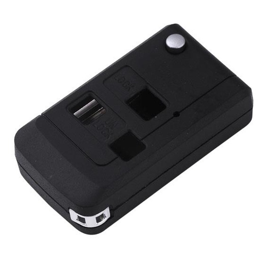 [TO43CS3B-V2] CONVERTIBLE TO FOLDABLE 3-BUTTON REMOTE CASE FOR TOYOTA - TOY43