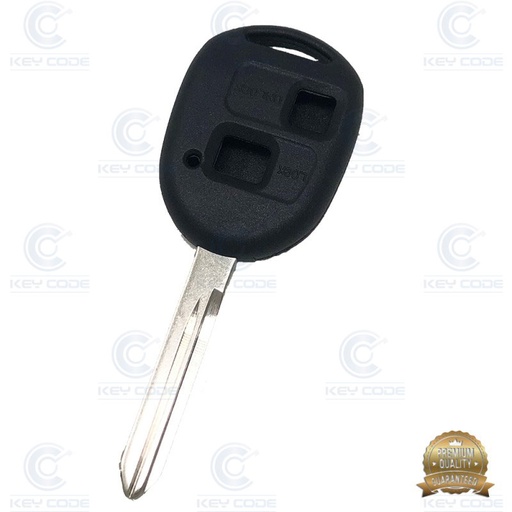 [TO47CS2B-P] CARCASA 2 BOTONES TOYOTA (TOY47) DURASHELL - CALIDAD PREMIUM