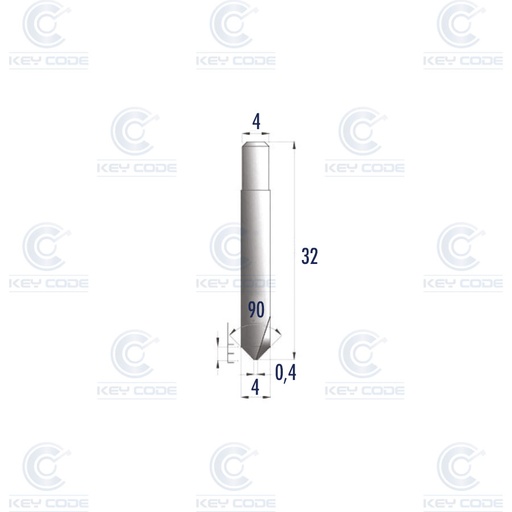 [RIC05044B] FRESA KEYLINE V001 CARBIDE RIC05044B PARA NINJA TOTAL, NINJA VORTEX Y VERSA