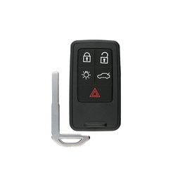 [VO100TE01-AF] KEYLESS REMOTE WITH 5 BUTTONS FOR VOLVO S, XC, V (KR55WK49264, 300659636, 30659637, 31391409) PCF7945, PCF7953 433 MHZ