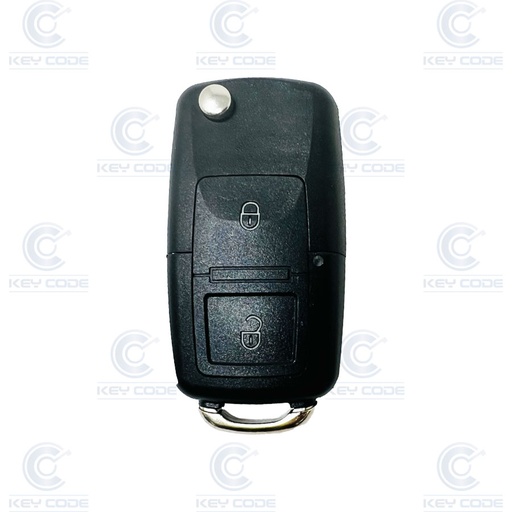 [VW100TE01-AF] VW 2 BUTTONS REMOTE KEY (1J0959753CT, 1J0959753AG) 433 MHZ HU66 ID48