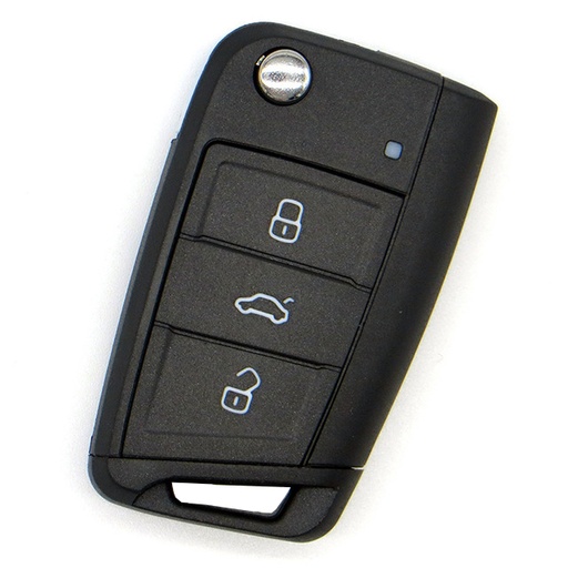 [VW100TE21-OE] MANDO PLEGABLE DE 3 BOTONES DE VW GOLF VII (5G0959752DD) 128 BITS AES NO KEYLESS - ORIGINAL 